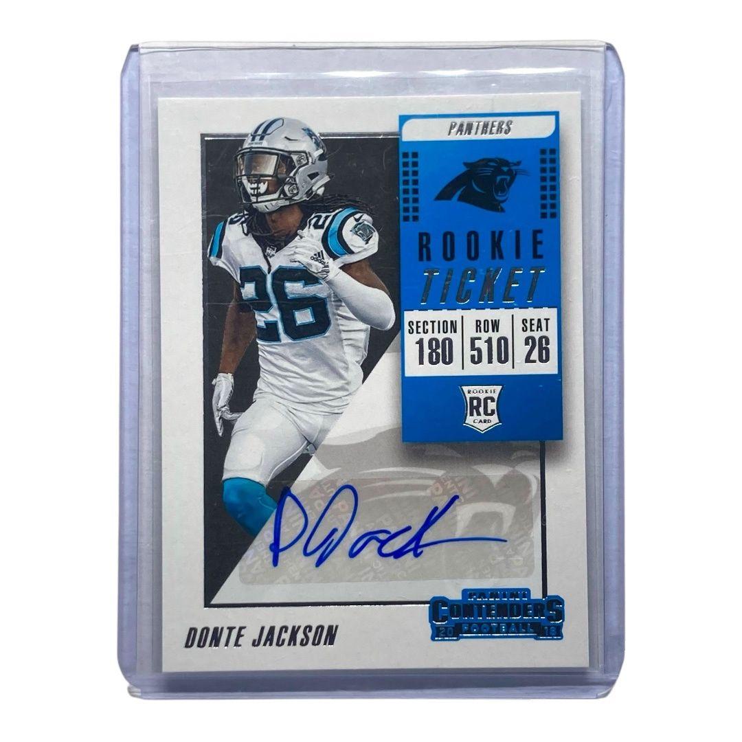 Used PANINI NFL Card CONTENDERS DONTE JACKSON PANTHERS #161 Free Shipping Used IT2