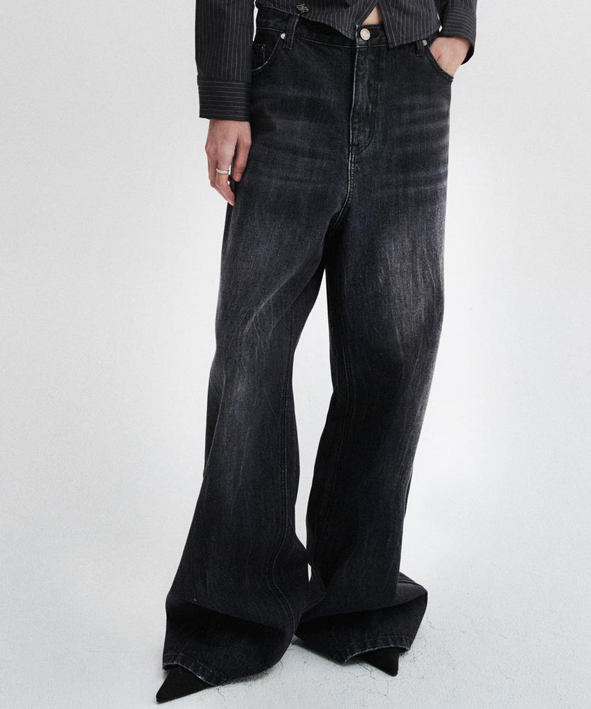 Diaeneseualumeon Legacy Wide Denim Pants Thor Black