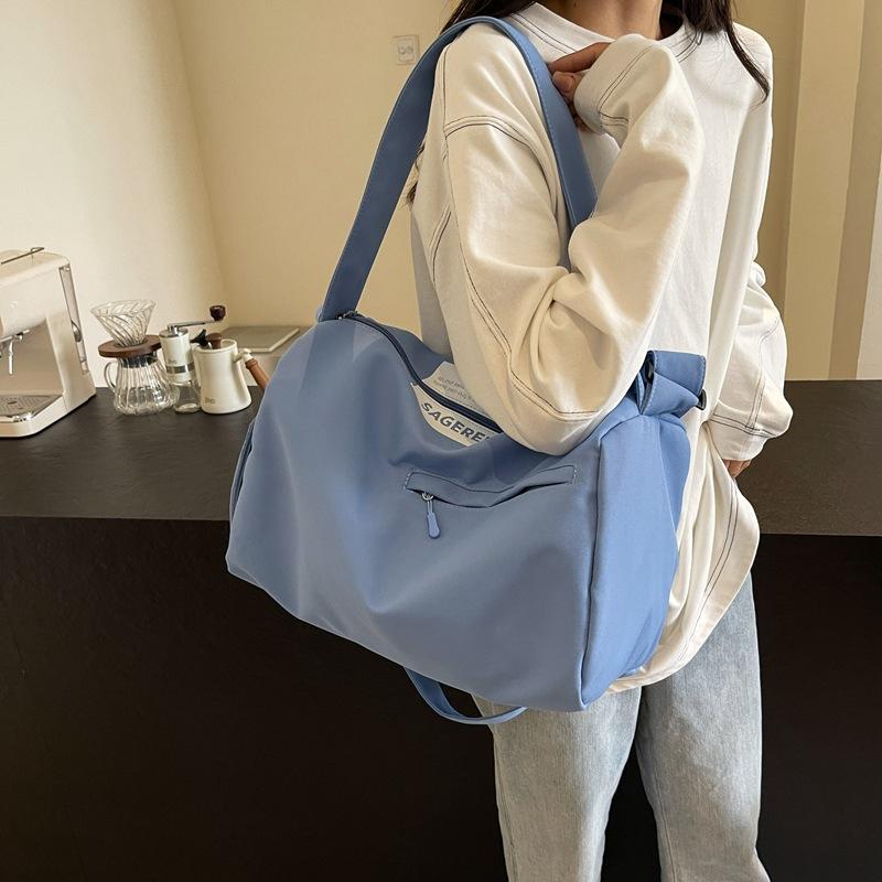 High-value casual large-capacity gym bag, Korean version of wet and dry separation travel bag, one-shoulder crossbody sports bag, yoga bag