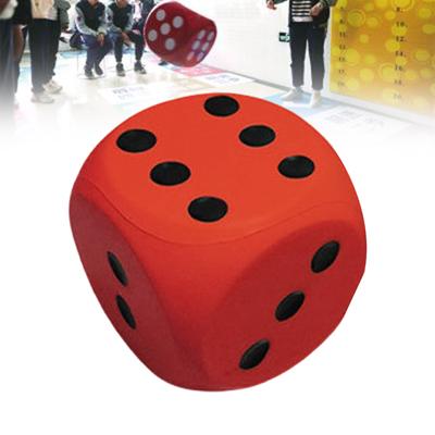 15cm Foam Dices with Rounded Edges Indoor Outdoor Soft Sponge Jumbo Dices For Family Game School Game Educational Toy