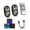 Futwod LED Strobe Light, Small Warning Light, Flashing, with Remote