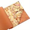 25 Blatt Variegated Blattgold – Verschiedene Arten von gemusterten Metallblattpapieren für Vergoldungsprojekte, Imitat-Blattgold