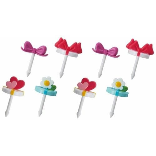 Torne Bento Decoration Supplies Gift Picks, 8-Pack (4 Types X 2 of Each) P-3341