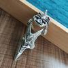 Domineering Dragon Head Ring with Bendable Joints, Men's Fashionable Octopus Style Ring
