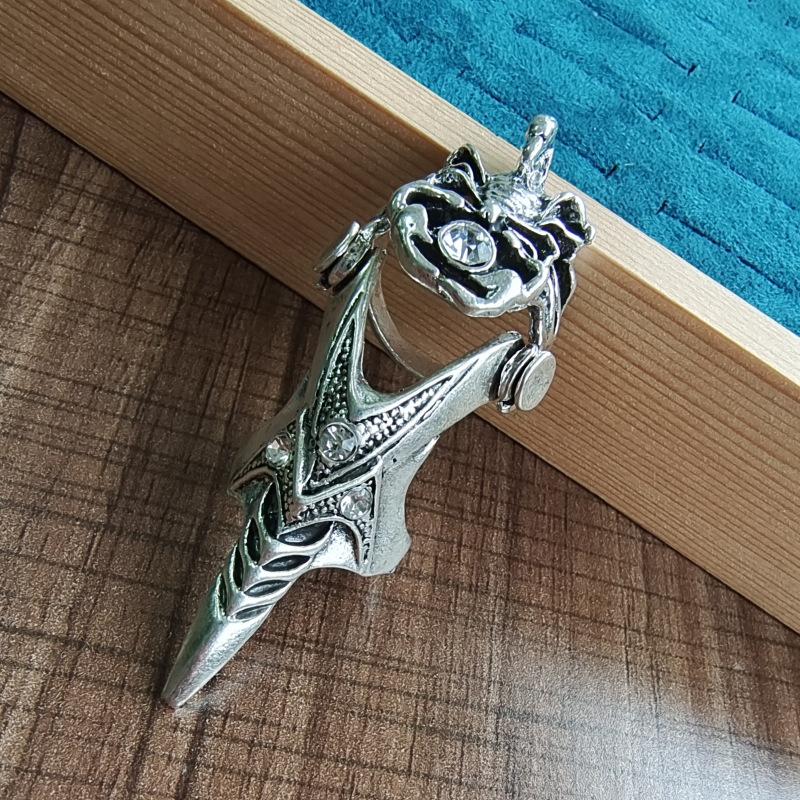 Domineering Dragon Head Ring with Bendable Joints, Men's Fashionable Octopus Style Ring