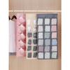 Double-Sided Bra & Underwear Storage Bag, Hanging Organizer With Front & Back Compartments For Bras