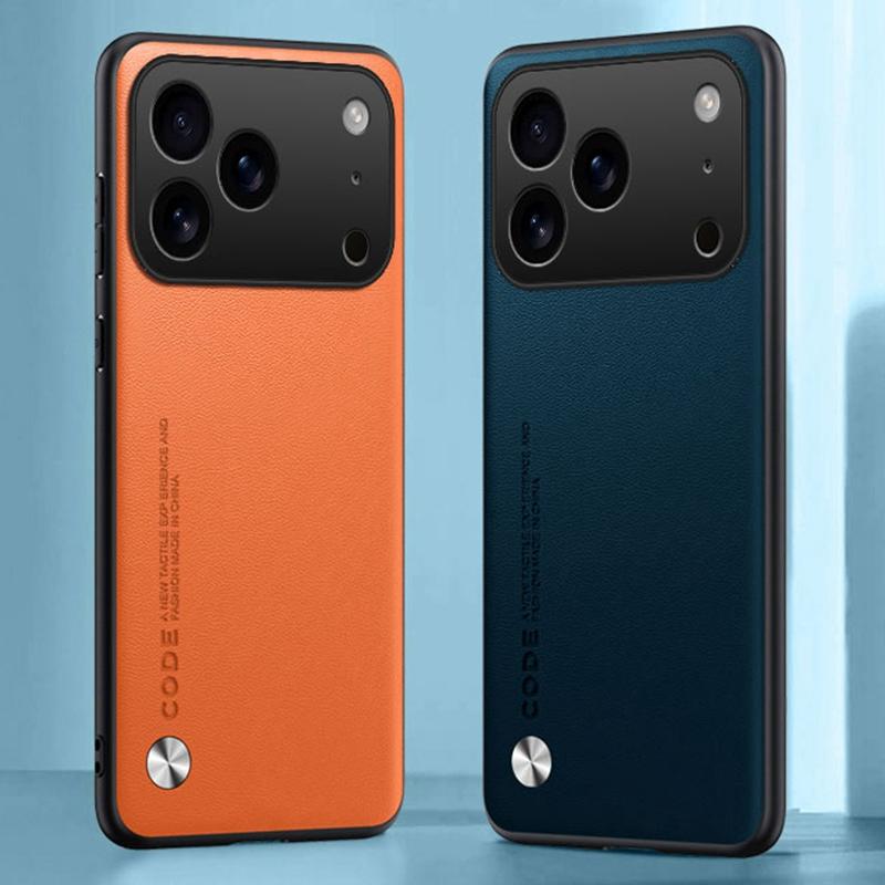 Luxury PU Leather Case For iPhone 17 Pro Max Back Cover Silicone Full Protection Phone Case For iPhone Air iPhone17 Pro 5G Coque