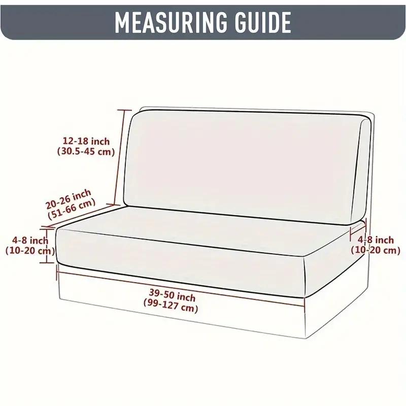 Jacquard Rv Dinette Sofa Sitzkissenbezug Elastischer Armloser Couch Überwurf Rutschfest Schmutzabweisend Wohnmobil Auto Bank Überwurf