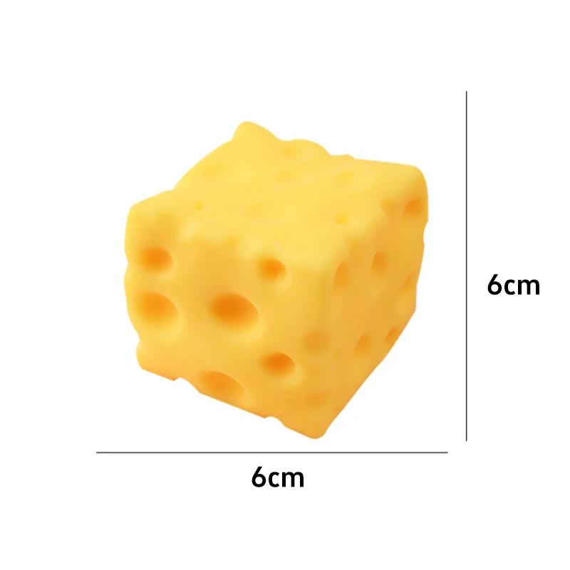 New Simulate Cheese Slow Rebound Toy Shapeable Decompression Slow Rebound Cheese Pinching Ornament Relax And Decompress Knead