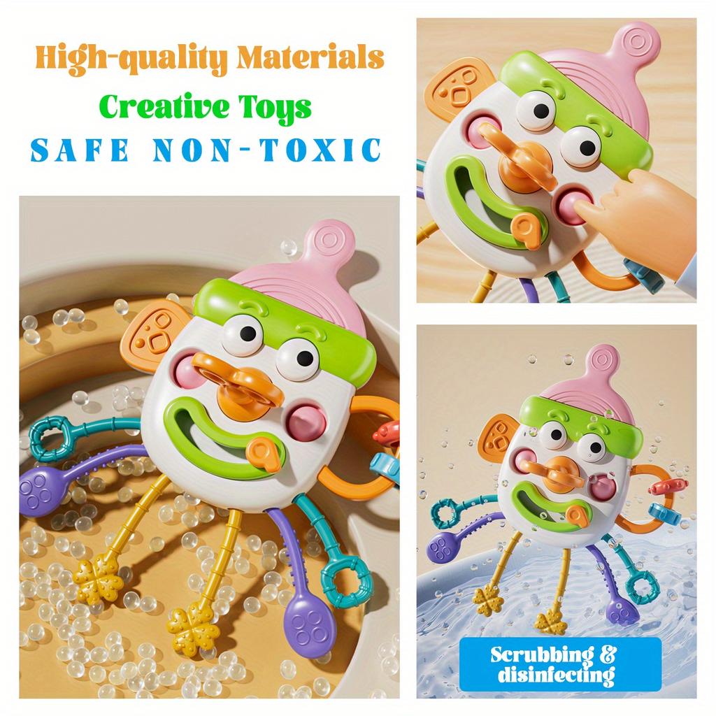 Handheld Ball Toy in a Bottle, a 6 In 1 Educational Toy for Kids, Perfect for Christmas And Thanksgiving Gifts, Available in Random Colors.