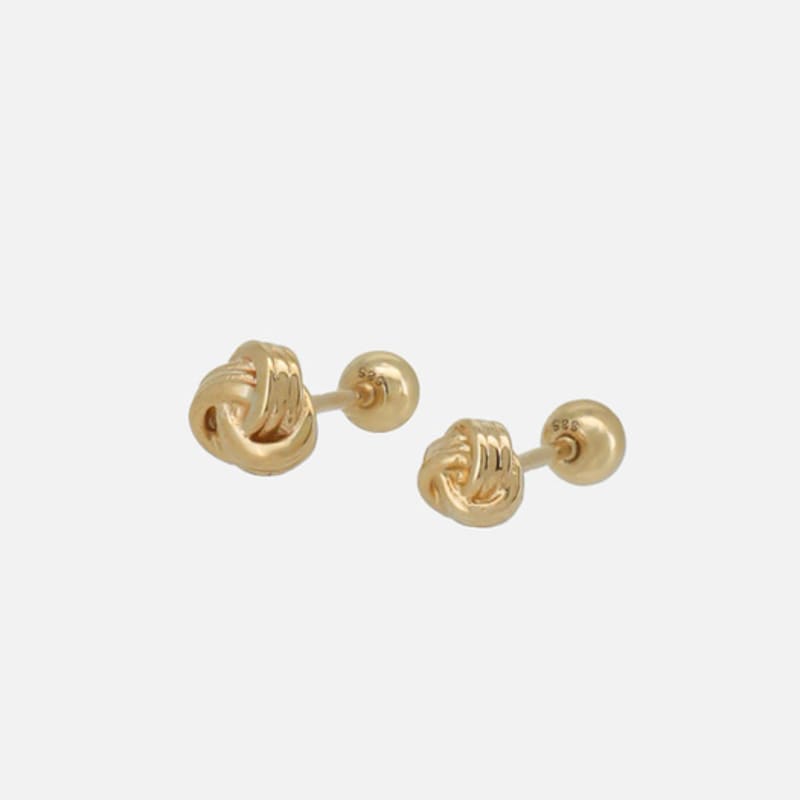 

youngglow 14k weaving ball piercing (2 size) White Gold (Single) (7,000 won)