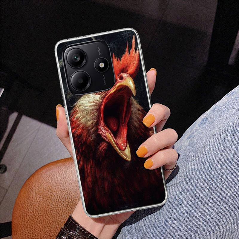 Chicken Hen Rooster Phnoe Case for Phnoe Case for Xiaomi Redmi Note 15 14 14S 13 Pro Plus 12 12S 11S 11E 10S 10 11T 5G Unique Co