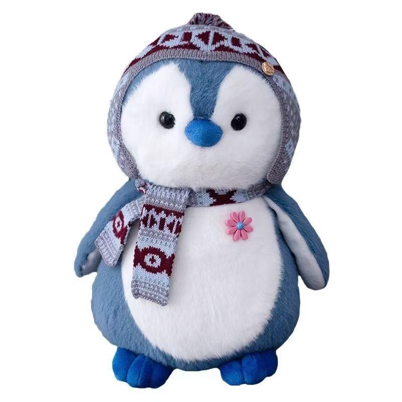 Toy Penguin Plush Soft Velvet Cuddle Pillow Girl Children Festival Doll Gift