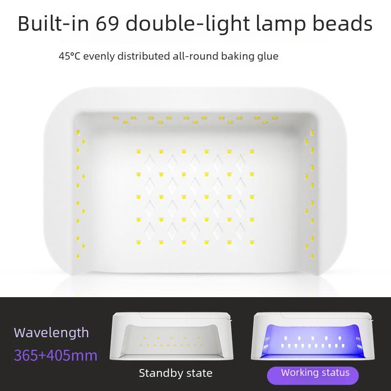 Hochleistungs-Schnelltrocknungs-Nagelkunstlampe: Kein Schwarzwerden der Hände, perfekt zum schnellen Trocknen von Nagellack.
