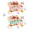 Kids' Pretend Play BBQ Grill & Ocean Animal Skewer Set