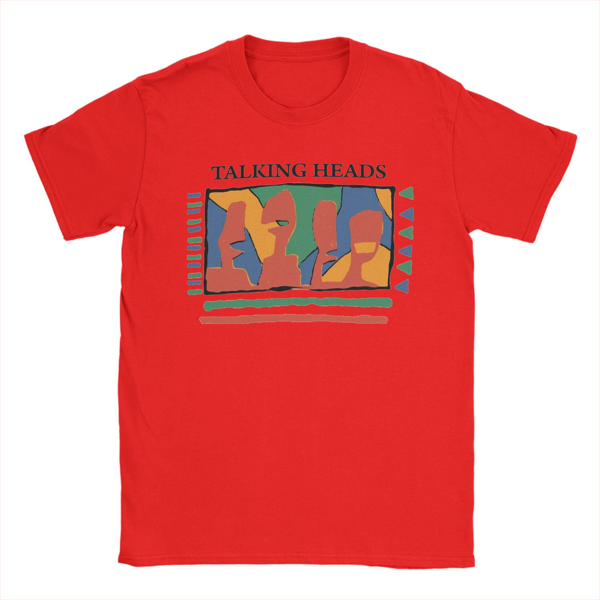 talking heads T Shirts Unisexs 100 Cotton Novelty TShirts Crew Neck Tee Shirt Short Sleeve Tops Plus Size S
