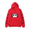 One Piece Blackbeard Hoodie, Skull Print Long Sleeve Pullover Hooded Sweatshirt Anime Streetwear With Sleeve Japanese Letter Print