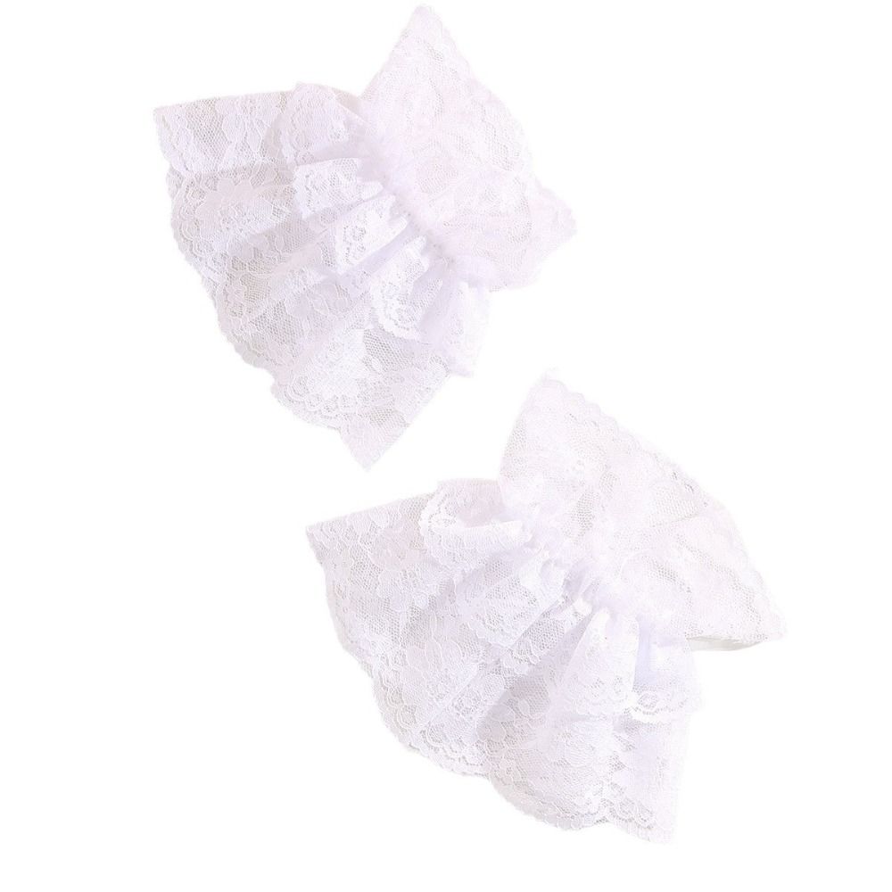Comfortable Fake Sleeves Cuffs Costume Accessory Wrist Cuff Elegant Lace Cuff  Stage Performance