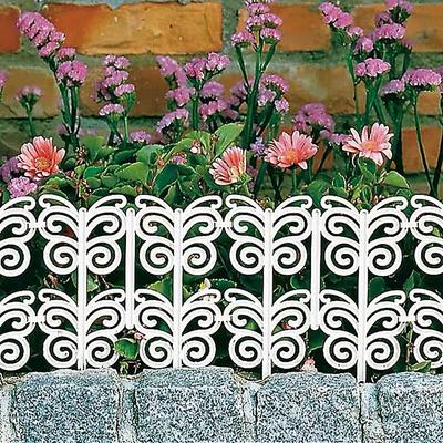 Dekoratívny záhradný plot Záhradný okrajový plot Motýľový dekoratívny plot 10 kusov Okrajové panely Bez kopania Bariéra proti zvieratám pre psa