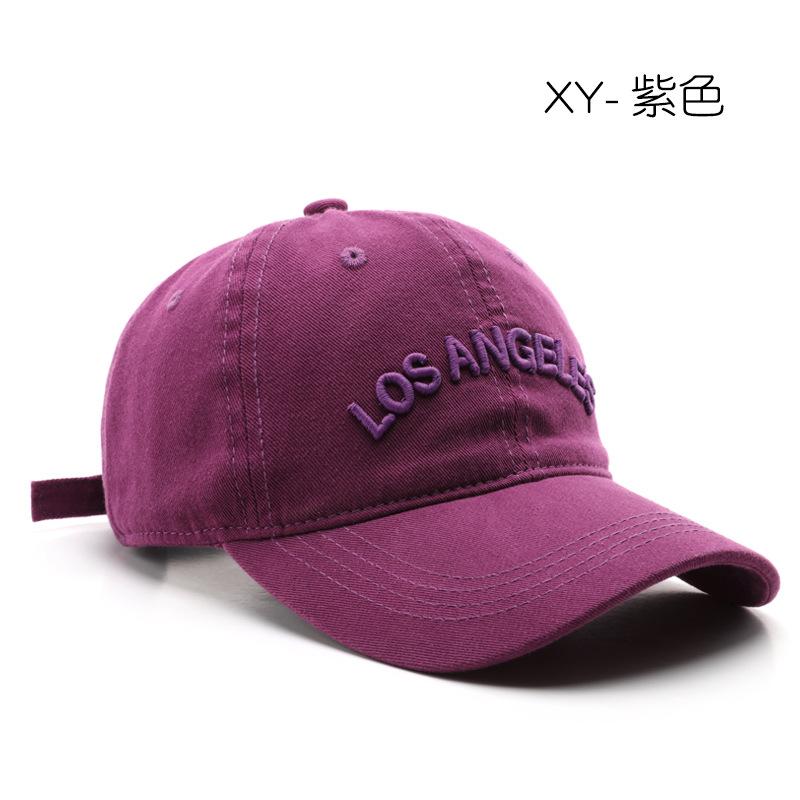 

Street Tide Fashion Simple Letter Embroidery Baseball Cap Outdoor Sports Sunscreen Baseball Cap фіолетовий