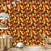 Stained Glass Wallpaper Gold, Orange and Rust for Living Room and Bedroom 50x1000