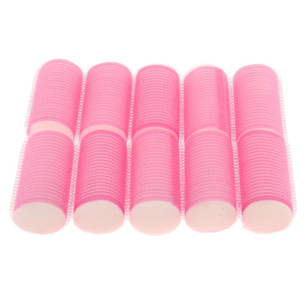 Buy 10Pcs Grip Cling Hair Styling Roller Curler Hairdressing Tool DIY