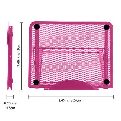 6-Winkel Verstellbarer Metallständer - Faltbar & Rutschfest für A3/A4 LED Leuchtplatten/Diamond Painting, Tragbarer Zeichenhalter