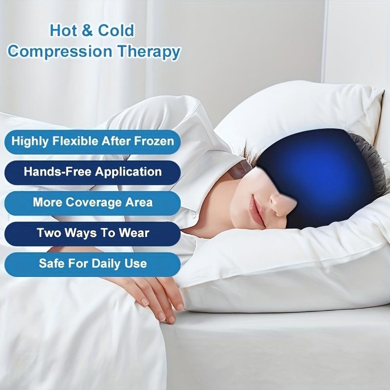 Gel Headache Ice Cap, Migraine Relief Cap - Stretchable Head Cover 