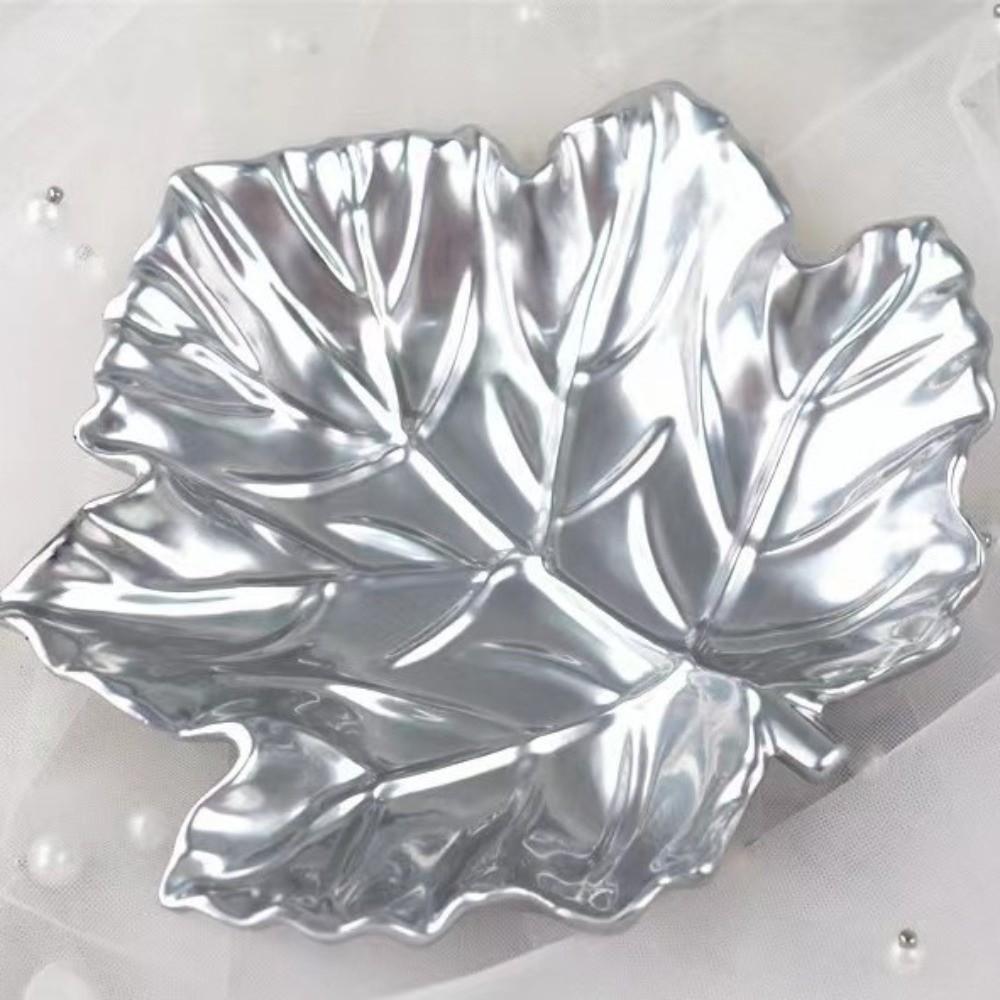 Silicone Ash Tray Mold 3D Maple Leaf Snack Dish Mould New Resin Casting Mold Craft Making