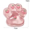 Pink Cat Paw Squishy Stress Relief Squeeze Toy, Soft Rebound Cute Kitten Paw Fidget Toy for Adults