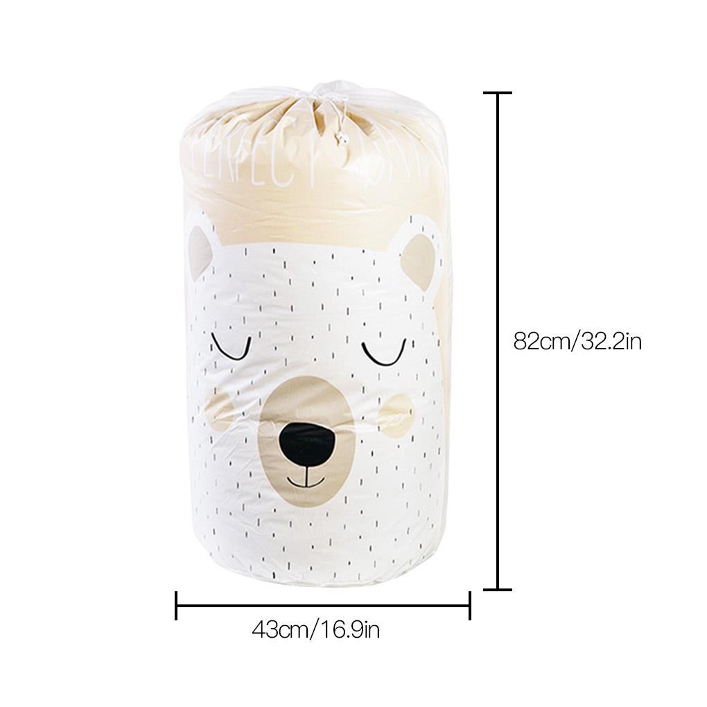 Waterproof Drawstring Quit Storage Bag PEVA Moisture-proof Large Capacity Clothing Organizer Type 1
