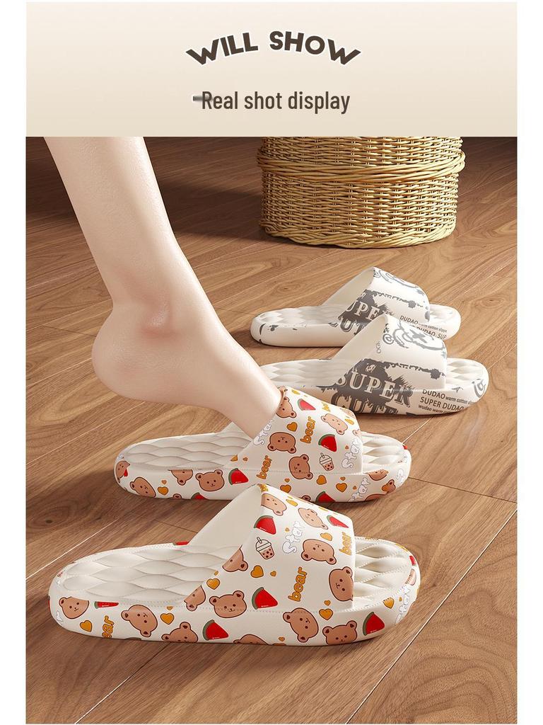 Unisex Summer Soft-Soled Slippers: Cushioned and Slip-Resistant for Home or Outdoor Wear