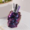 Rose Skull Pen Holder Flower  Silicone Molds Table Ornament Mould Plaster Making Tool Epoxy Resin Molds Easy to Clean