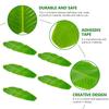 5Pcs Heat Resistant Artificial Banana Leaves Coasters Decor Waterproof Place Mat Anti Skid Simulation Kitchen Placemats