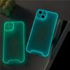 Night Light Luminous Clear Soft Case For IPhone Glowing Lens Protector Cover