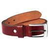 Belt - LEONARDO VERRELLI - LV0045 - Genuine Leather - Red - 100 Cm