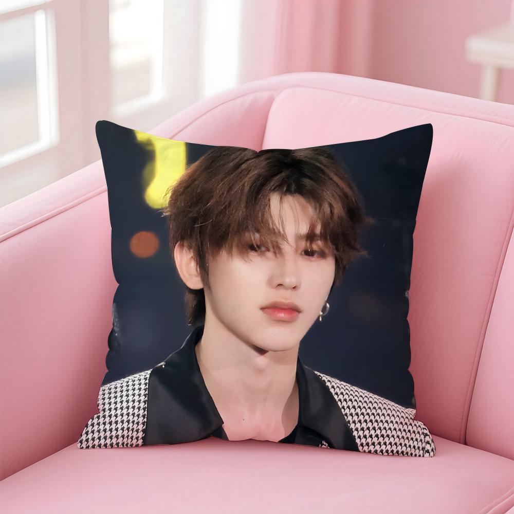 singer trendy CCai Xukun Cushion Cover Pillow Case Soft Skin Friendly Fabric  Concealed Zipper