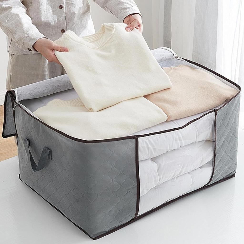 Quilt Clothes Big Capacity Dust-proof Storage Bag Quilt Bedding Storage Closet Organizer Wardrobe Organizer Blanket Sorting Bags