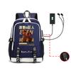 Riman Peripheral, Large Capacity Student School Bag, Commander Allen Usb Computer Backpack