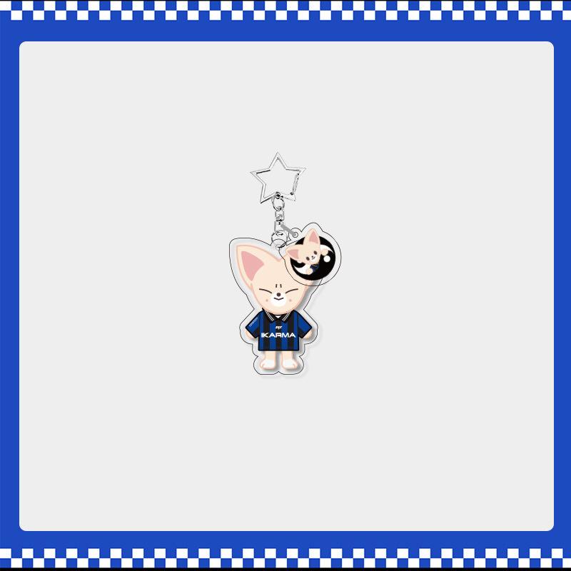 Stray Kids Cartoon Acrylic Keychain New Album  KARMA  SKZOO Keychain Pendant Bag Accessories Peripheral Gifts