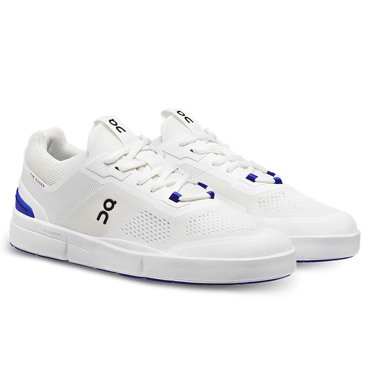 On Federer X Roger Spin Mesh Sports Comfortable N-Slip Wear-Resistant Low-Top Casual Shoes Women sneaker White Blue 3WD11481089