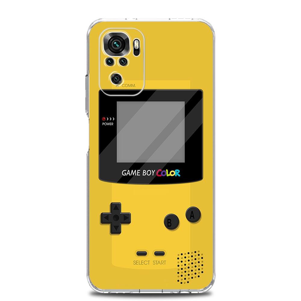 

Чехол для игрового телефона Gameboy Boy для Xiaomi Redmi Note 13 12 5G 9S 9 8 10 11 Pro Plus 4G 9T 13C 12C10C 9C 9A 7, прозрачный чехол Redmi 12C