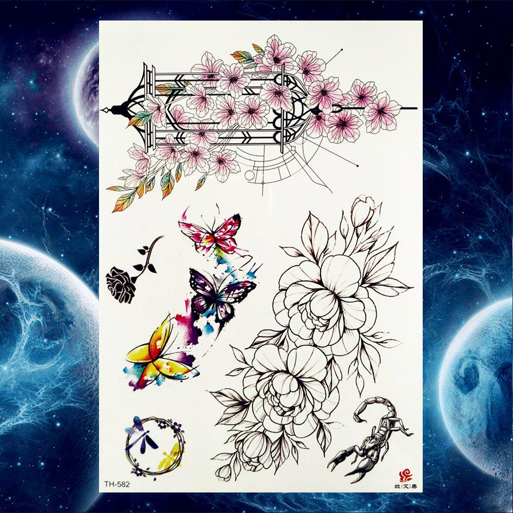 1pz Acquerello Bambini Cartoni Animati Adesivi Unicorno Panda Tatuaggi Temporanei Carini Fenicottero Cavallo Tatuaggi