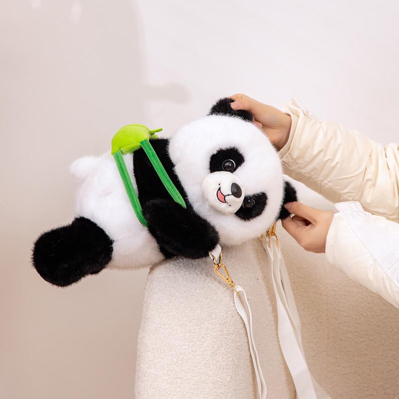 Raccoon Plush Stylish Bag Cute Panda Backpack Cuddly Penguin Soft Toy Perfect For Kids