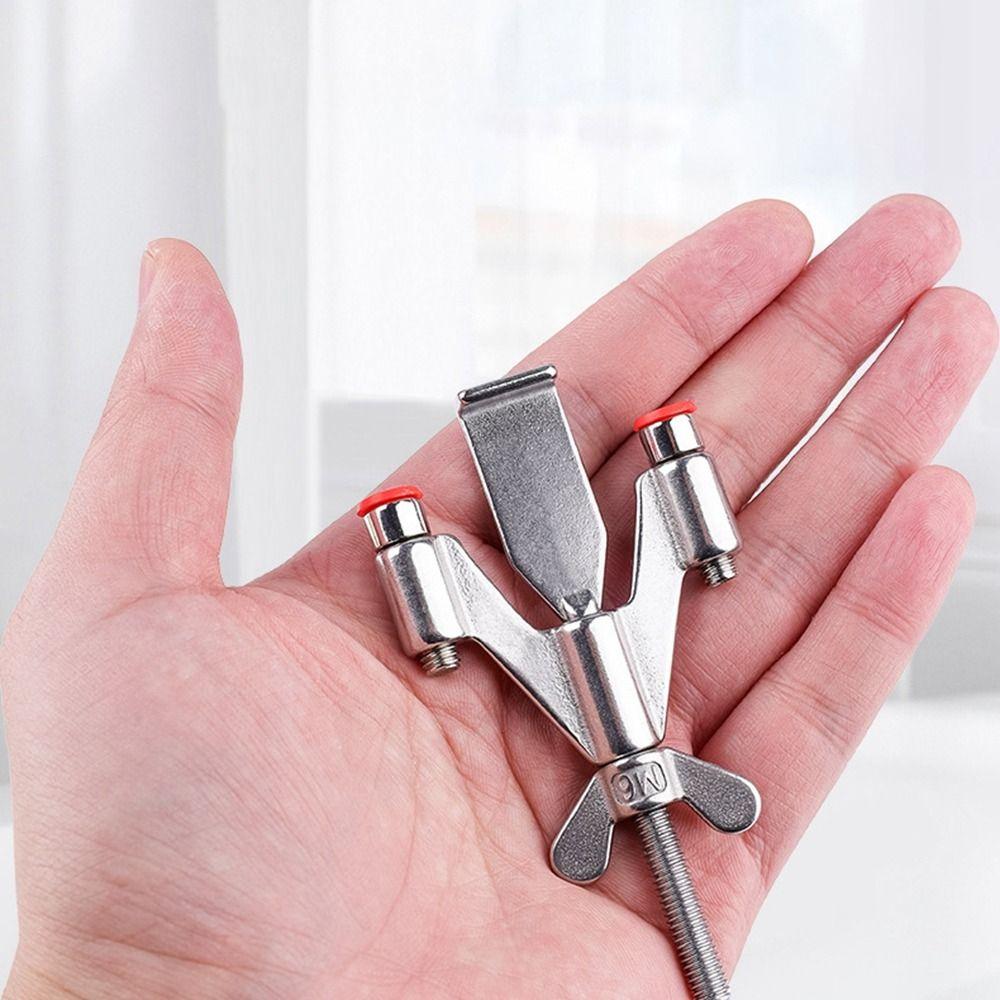 Zink-Legierung Türschloss Edelstahl Tür Sicherheitsriegel neue Türstopper Hotel