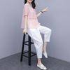 Summer 2025 Fashionable Cotton-Linen Set for Women – Petite, Youthful Style