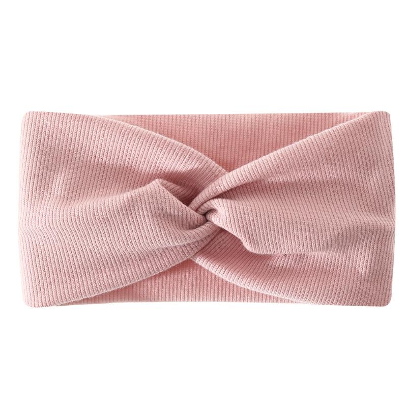 Korsad Yoga Huvudband Dam Ren Färg Håraccessoarer Elastisk Bomullstråd Hårband Bred Kant Trendiga Håraccessoarer