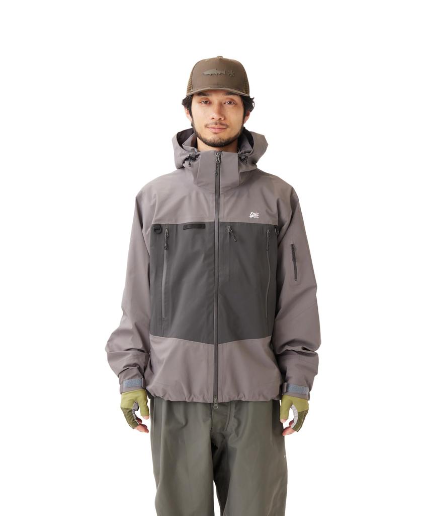 Snow Peak Milford Rain Jacket Rain Jacket Raincoat GREY L EP-JK-26SU002 Men's Women's
