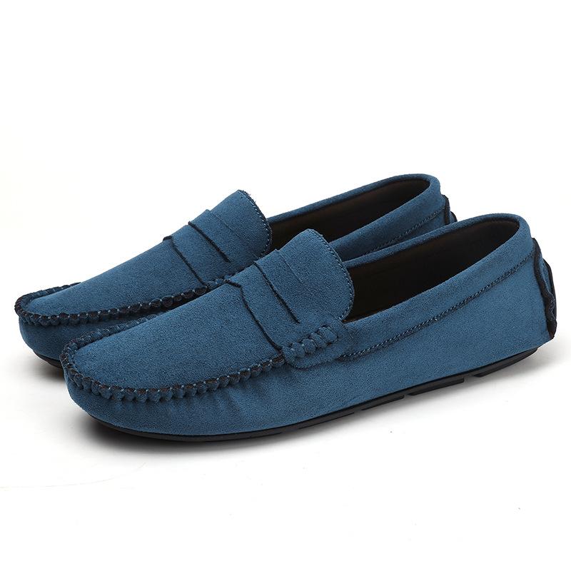 Fashion Fashion Suede Men Casual Shoes Breathable Comfort Slip-on Mens Driving Shoes Luxury Brand Men Loafers Mens Lazy Shoes Moccasins