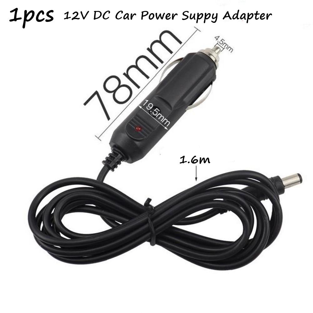1PCS 12V/24V DC 2.1x 5.5mm Car Igniter Power Plug Adapter Cable for LED Lights